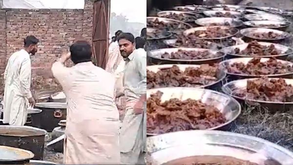 Pakistan Beggars Enjoy Royal Treatment Gujranwala Family Hosts Grand Banquet To Honour Grandmother