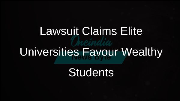 Lawsuit Claims Elite Universities Favour Wealthy Students