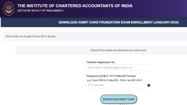 CA January 2025 Exam
