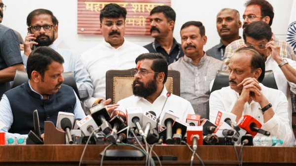 Eknath Shinde Devendra Fadnavis and Ajit Pawar