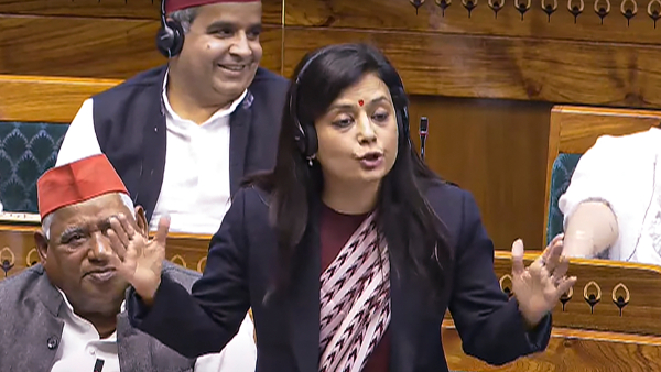TMC MP Mahua Moitra speaks in the Lok Sabha during the Winter session of Parliament in New Delhi Friday Dec 13 2024 TMC MP Mahua Moitra speaks in the Lok Sabha during the Winter session of Parliament in New Delhi Friday Dec 13 2024