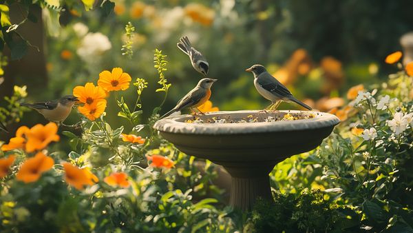 Attract Birds to Your Backyard Garden