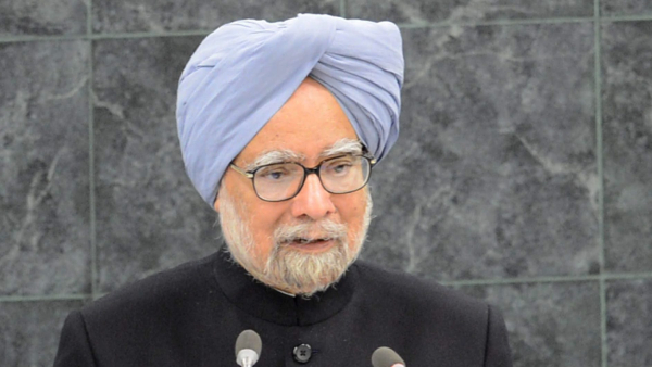 In this Sept 28 2013 file image Prime Minister Manmohan Singh addresses the 68th session of the United Nations General Assembly at U N headquarters in New York Singh passed away on Thursday Dec 26 2024 at AIIMS Delhi He was 92