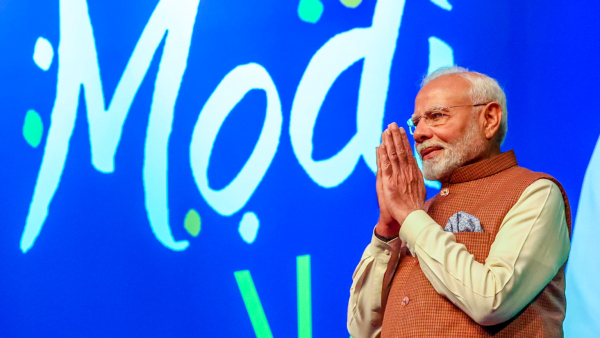 Prime Minister Narendra Modi during an Indian community event in Kuwait Saturday Dec 21 2024 Prime Minister Narendra Modi during an Indian community event in Kuwait Saturday Dec 21 2024