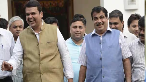 Devendra Fadnavis and Nitin Gadkari File Photo