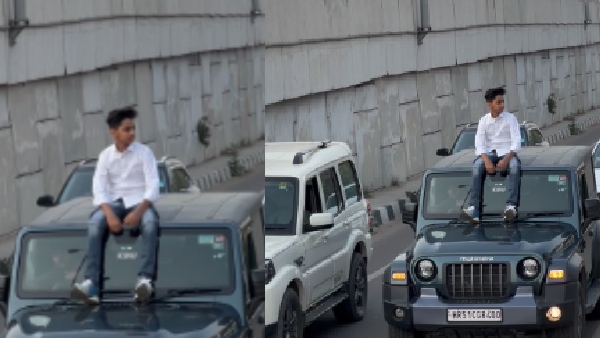 WATCH Haryana Teen s Reckless Car Roof Stunt Goes Viral Sparks Outrage - Here s Why