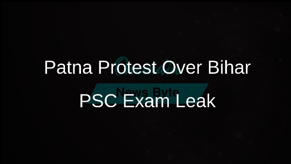 Patna Protest Over Bihar PSC Exam Leak