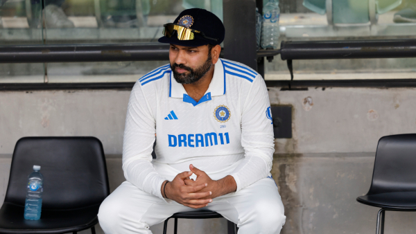 India s captain Rohit Sharma reacts after their loss in the second cricket test match against Australia at the Adelaide Oval in Adelaide Australia Sunday Dec 8 2024 India s captain Rohit Sharma reacts after their loss in the second cricket test match against Australia at the Adelaide Oval in Adelaide Australia Sunday Dec 8 2024