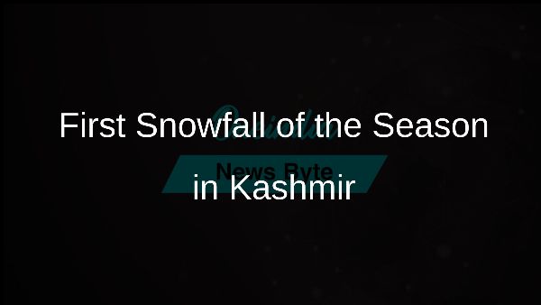 First Snowfall of the Season in Kashmir