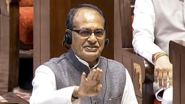 Union Minister Shivraj Singh Chouhan speaks in the Rajya Sabha during the Winter session of Parliament in New Delhi Friday Dec 6 2024