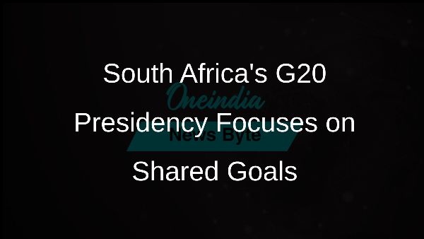 South Africas G20 Presidency Focuses on Shared Goals