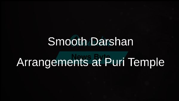 Smooth Darshan Arrangements at Puri Temple