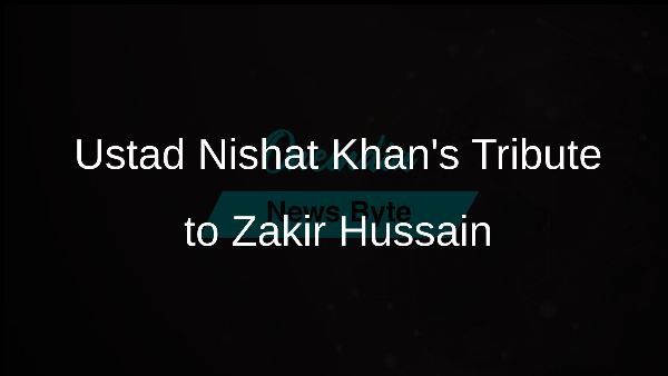 Ustad Nishat Khans Tribute to Zakir Hussain