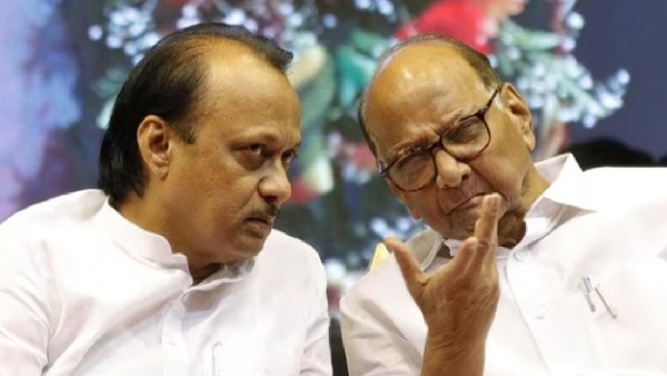 Ajit Pawar And Sharad Pawar