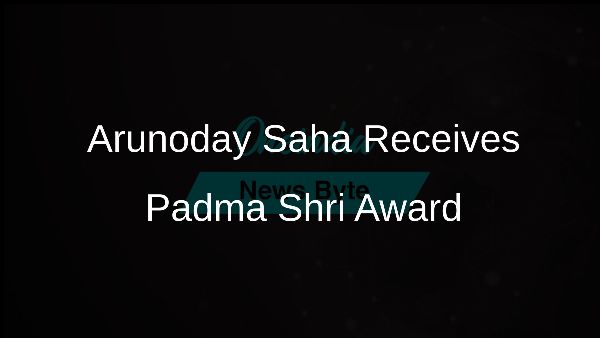 Arunoday Saha Receives Padma Shri Award
