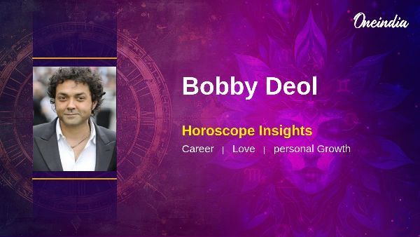 Bobby Deol s Horoscope Career Growth And Relationship Insights Explored