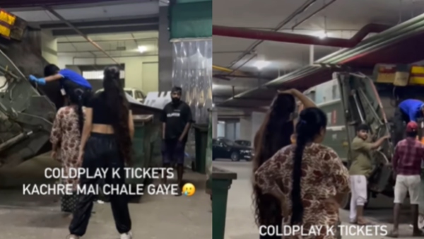 Coldplay Concert Ticket Lost In The Bin