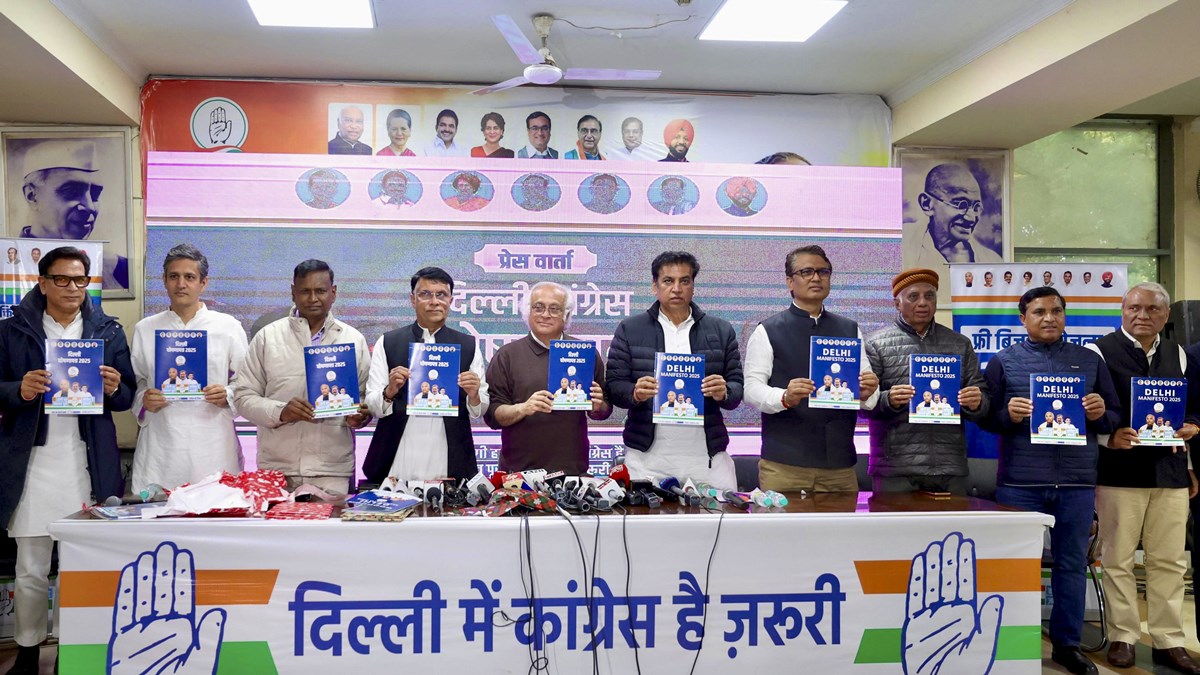 Congress Releases Manifesto For Delhi Polls Promises To Conduct Caste Census If Elected Congress Releases Manifesto For Delhi Polls Promises To Conduct Caste Census If Elected