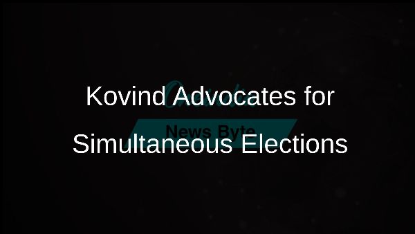 Kovind Advocates for Simultaneous Elections