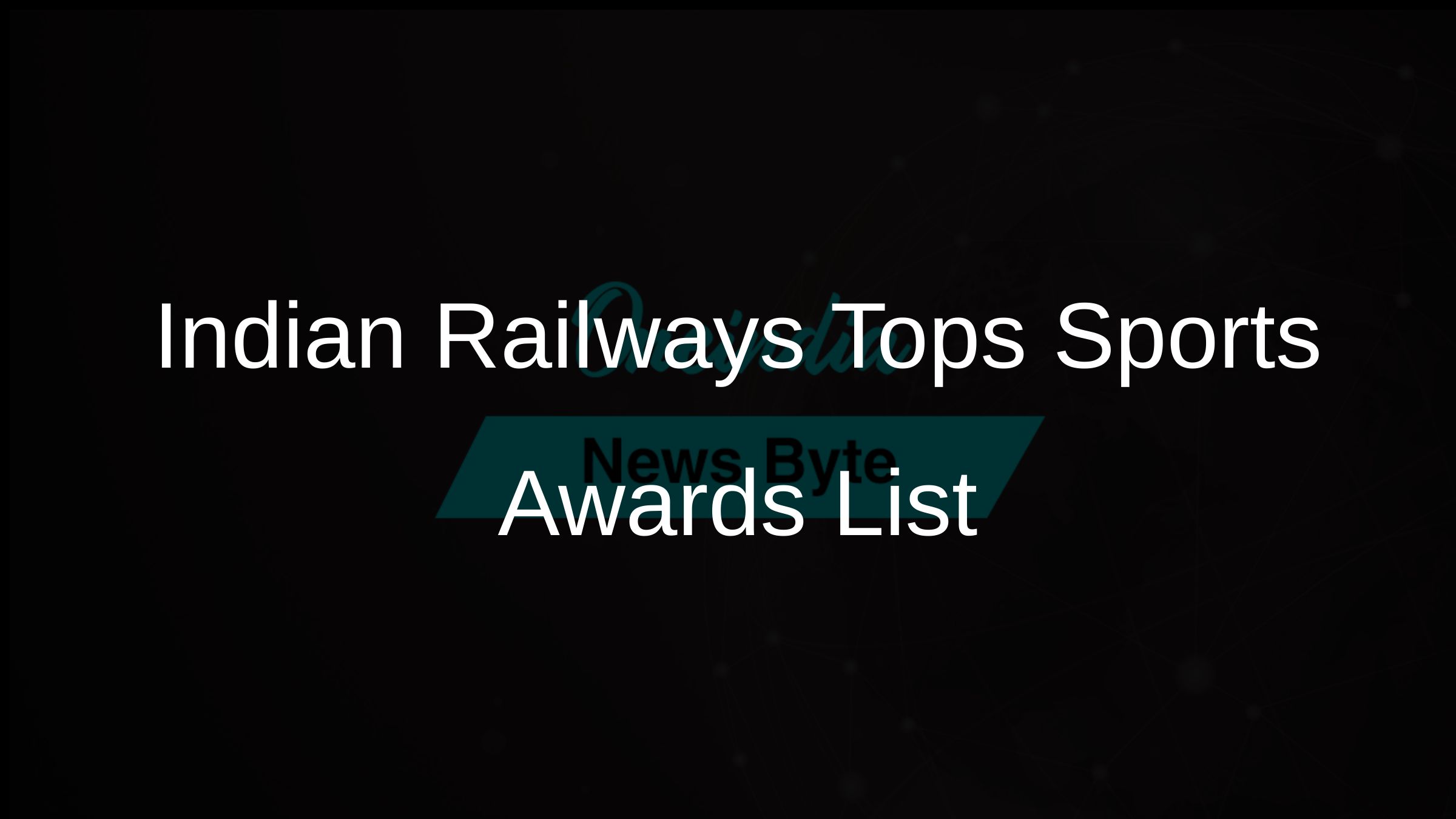 Indian Railways Leads In Sports Awards With 5 Arjuna Winners Oneindia indian-railways-leads-in-sports-awards-with-5-arjuna-winners-oneindia