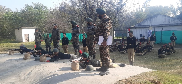 Training Of NCC Cadets In Full Swing Wth Combat Army Battallions