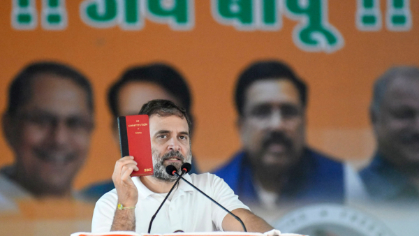 Leader of Opposition in the Lok Sabha and Congress leader Rahul Gandhi