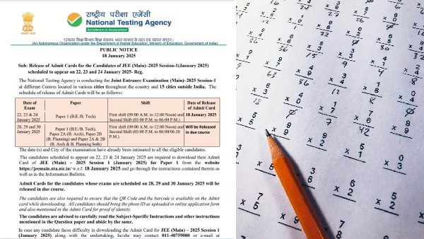 JEE Mains 2025 Admit Card