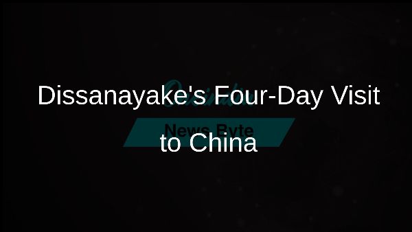 Dissanayakes Four-Day Visit to China