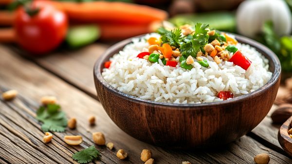 Delicious Thai Peanut Fried Rice Recipe
