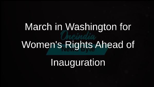 March in Washington for Womens Rights Ahead of Inauguration