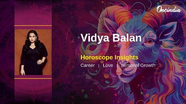 Vidya Balan s Capricorn Horoscope Predictions For Personal Growth And Career Success
