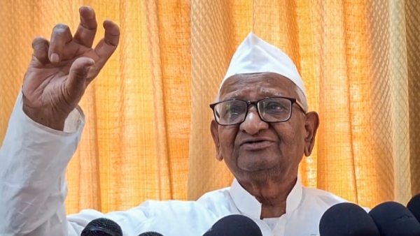 Social activist Anna Hazare