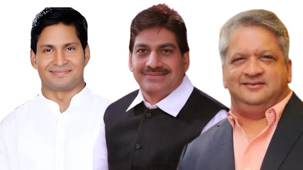 AAP s Vinay Mishra BJP s Pardyumn Singh Rajput and Congress s Adarsh Shastri