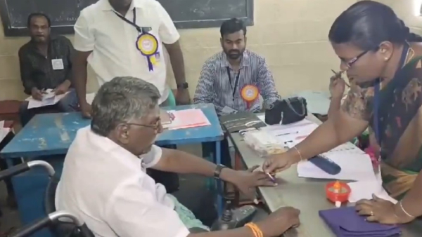 Voting Underway For Erode East Bypoll