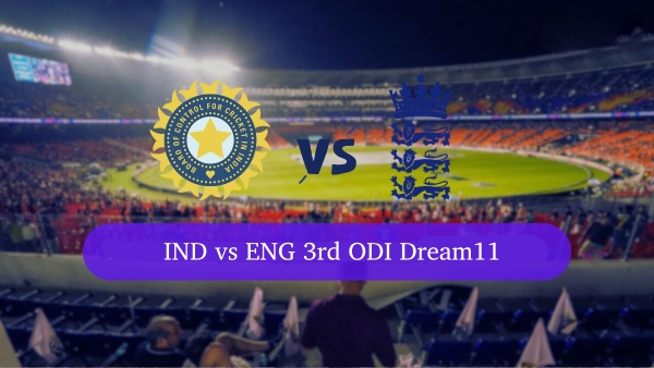 IND vs ENG 3rd ODI Dream11 Team