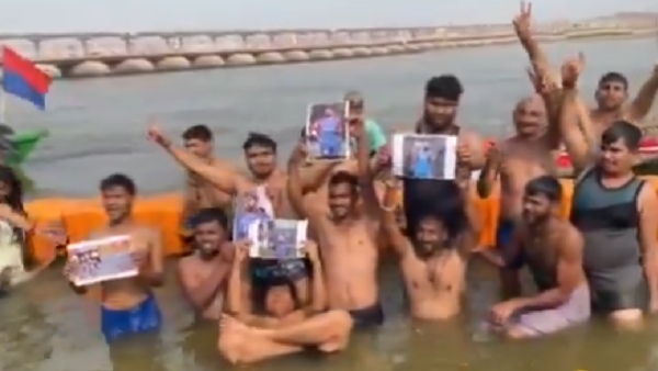 India fans pray at Mahakumbh for India s victory vs Pakistan India fans pray at Mahakumbh for India s victory vs Pakistan