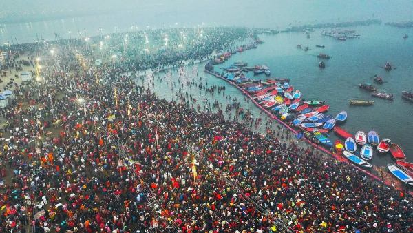 Mahakumbh Basant Panchami Amrit Snan Mahakumbh Basant Panchami Amrit Snan