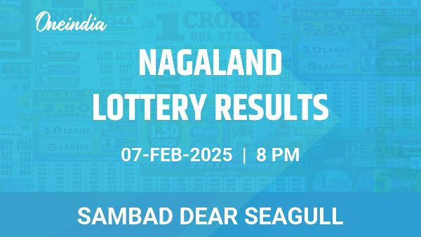 Results of the Nagaland State Lottery Dear Seagull for February 7 at 8 PM