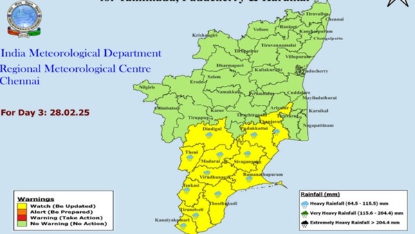 Tamil Nadu Weather Update Rains Return Amid Rising Temperature Chennai To Get Light Shower Today