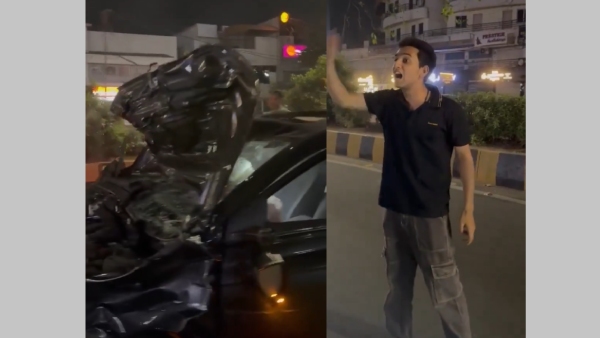 Caught on Camera Drunk Driver Fatally Hits Woman in Vadodara Yells Another Round