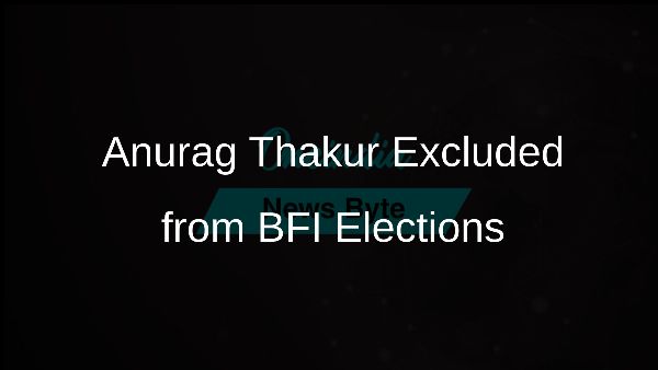 Anurag Thakur Excluded from BFI Elections