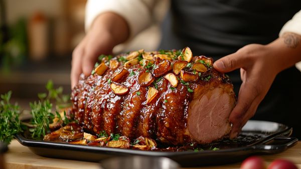 Delicious Apple Crusted Ham Recipe