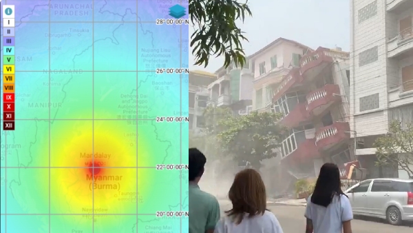 Earthquakes Hit Myanmar