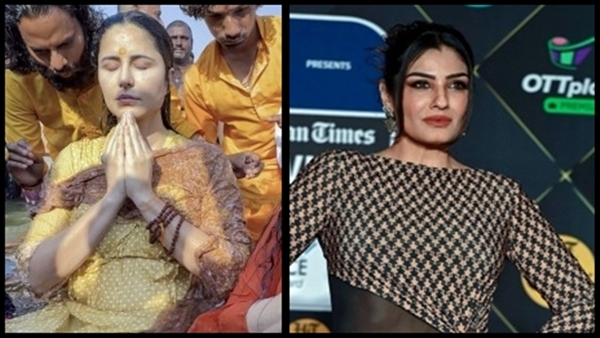 Disgusting - Raveena Tandon Calls Out Men Recording Katrina Kaif at Maha Kumbh