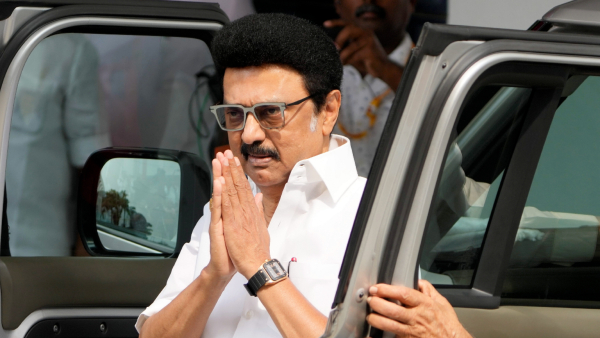 Tamil Nadu Chief Minister MK Stalin arrives to participate in an all-party meeting to discuss the proposed delimitation of Lok Sabha seats in the state at the Secretariat in Chennai Wednesday March 5 2025 Tamil Nadu Chief Minister MK Stalin arrives to participate in an all-party meeting to discuss the proposed delimitation of Lok Sabha seats in the state at the Secretariat in Chennai Wednesday March 5 2025