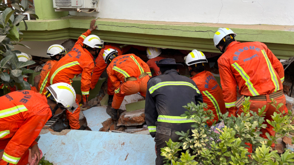 Myanmar rescuers search for survivors of Friday s earthquake beneath a damaged building in Naypyitaw Myanmar Saturday March 29 2025