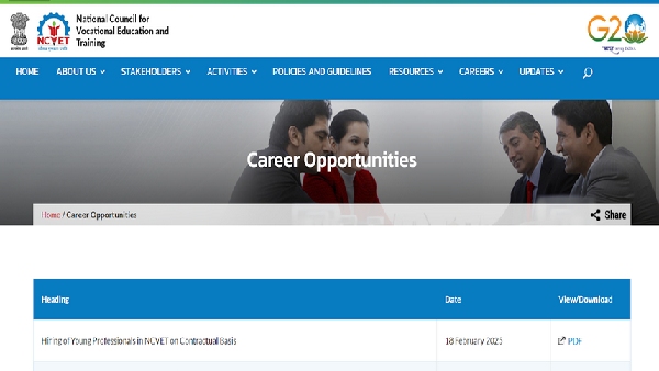 NCVET Recruitment 2025 NCVET Recruitment 2025