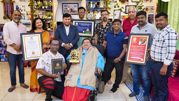 India s Wheelchair Warrior Dr Sai Kaustuv Dashgupta Appointed Brand Ambassador Of Karnataka By Global Book Of Excellence Pledges To Empower Millions