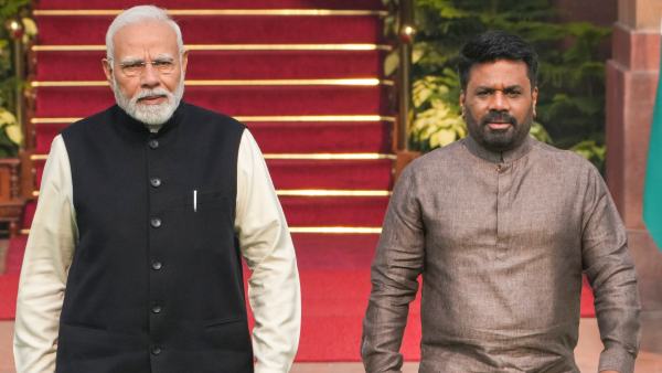 Prime Minister Narendra Modi and Sri Lankan President Anura Kumara Dissanayake
