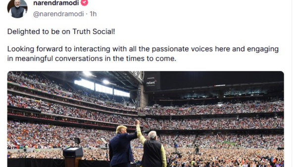 PM Modi Joins Truth Social PM Modi Joins Truth Social